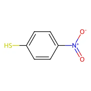 4-硝基苯硫酚 structure
