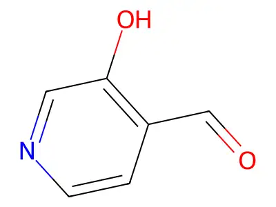 3-羟基吡啶-4-甲醛 structure