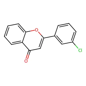 3'-Chloroflavone structure