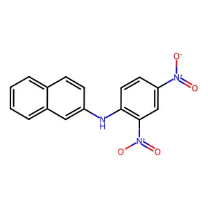 N-(2,4-Dinitrophenyl)-2-naphthalenamine structure