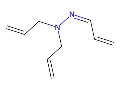 N-Prop-2-enyl-N-[(Z)-prop-2-enylideneamino]prop-2-en-1-amine structure