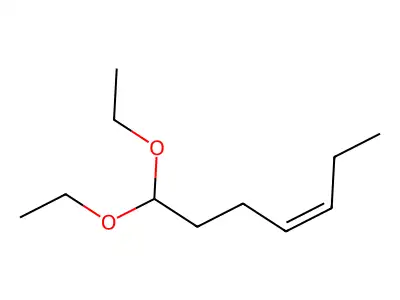 7,7-Diethoxyhept-3-ene structure