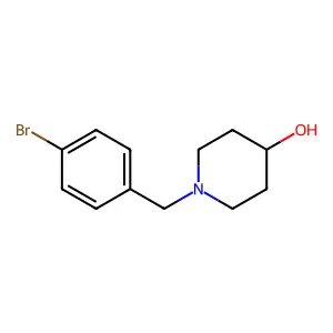 1-(4-Bromobenzyl)piperidin-4-ol structure