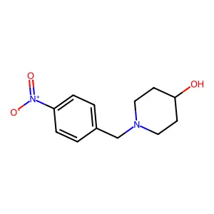 4-Nitro-benzyl-piperidin-4-ol structure