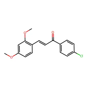1-(4-Chlorophenyl)-3-(2,4-dimethoxyphenyl)-2-propen-1-one structure