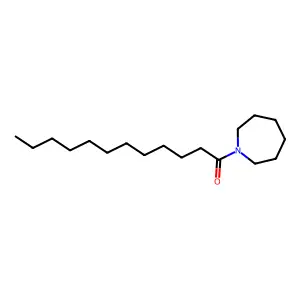 Hexahydro-1-lauroyl-1H-azepine structure