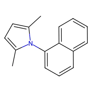 2,5-dimethyl-1-(naphthalen-1-yl)-1H-pyrrole structure