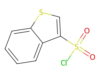 1-Benzothiophene-3-sulfonyl chloride structure
