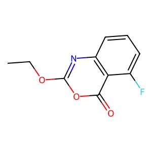 2-Ethoxy-5-fluoro-3,1-benzoxazin-4-one structure