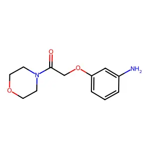 [3-(2-Morpholin-4-yl-2-oxoethoxy)phenyl]amine structure