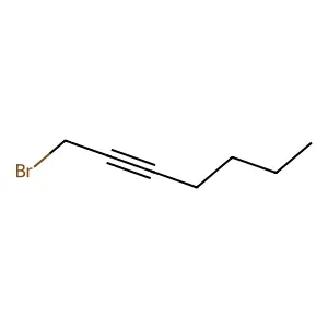 1-Bromohept-2-yne structure