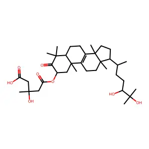 Clavaric acid structure