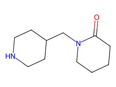 1-(Piperidin-4-ylmethyl)piperidin-2-one structure