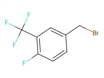 4-Fluoro-3-(trifluoromethyl)benzyl bromide structure