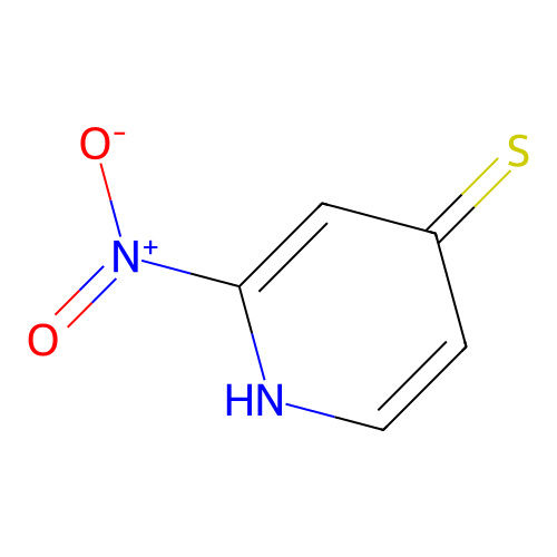 2-Nitro-4-pyridinethiol structure