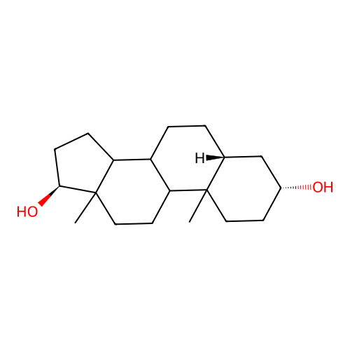 3α-本胆烷二醇 structure