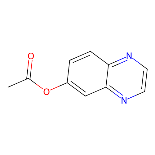 Quinoxalin-6-yl acetate structure