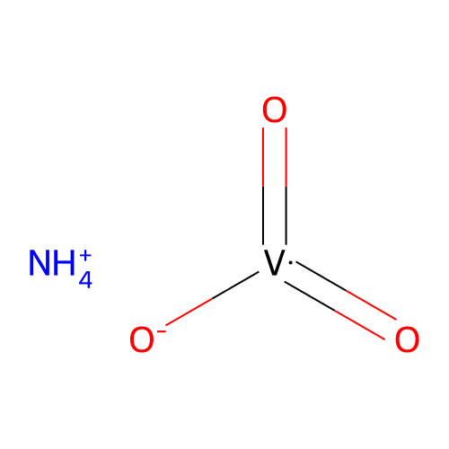 偏钒酸铵 structure
