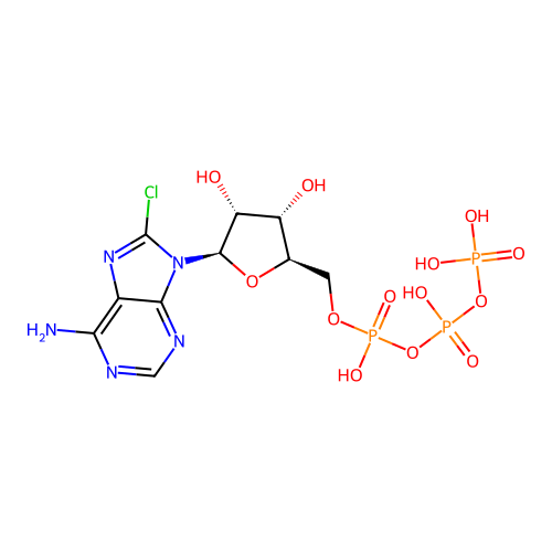 8-Chloro-ATP structure