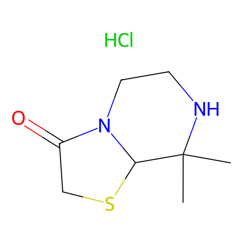 2,2-Dimethyl-9-thia-3,6-diazabicyclo[4.3.0]nonan-7-one, chloride structure
