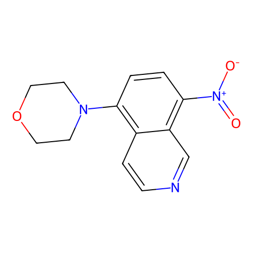 4-(8-Nitroisoquinolin-5-yl)morpholine structure