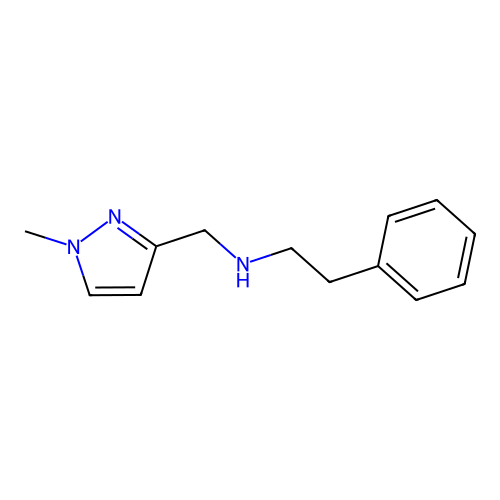 1-Methyl-N-(2-phenylethyl)-1H-pyrazole-3-methanamine structure