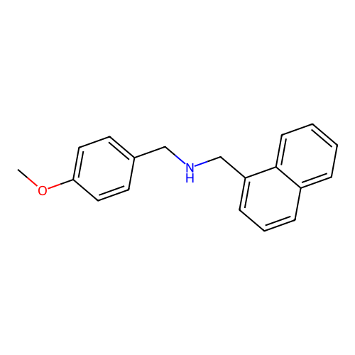 N-(4-Methoxybenzyl)-1-(naphthalen-1-yl)methanamine structure