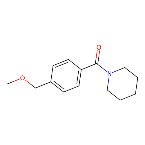 [4-(Methoxymethyl)phenyl]-piperidin-1-ylmethanone structure