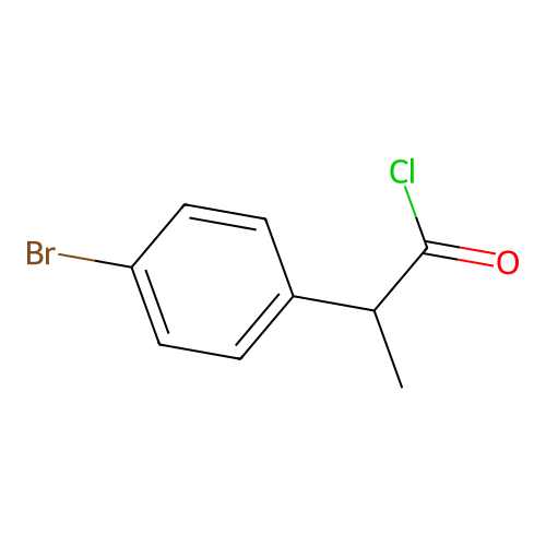 2-(4-溴苯基)丙酰氯 structure