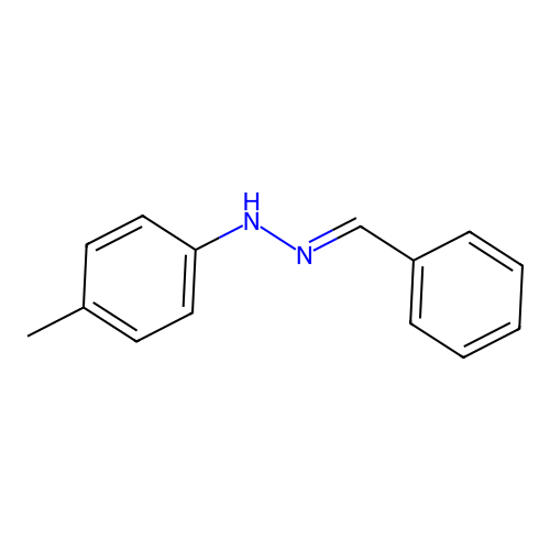 N-(benzylideneamino)-4-methylaniline structure