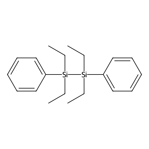 1,2-Diphenyl-1,1,2,2-tetraethyldisilane structure