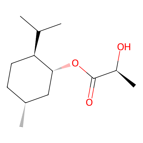 l-Menthyl l-lactate structure