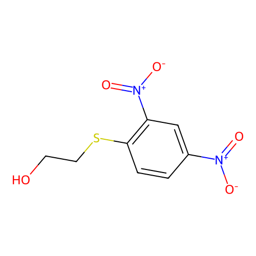 2-(2,4-Dinitrophenylthio)ethanol structure
