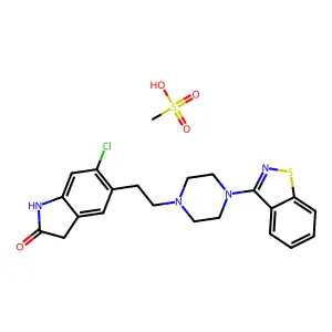 Ziprasidone Mesylate structure
