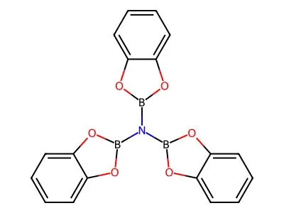 N,N-bis(1,3,2-benzodioxaborol-2-yl)-1,3,2-benzodioxaborol-2-amine structure