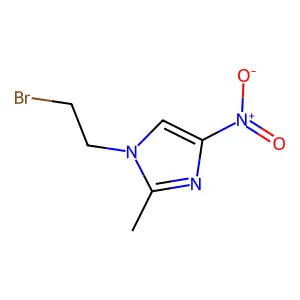 Imidazole, 1-(2-bromoethyl)-2-methyl-4-nitro- structure
