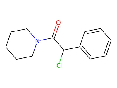 2-Chloro-2-phenyl-1-(piperidin-1-yl)ethan-1-one structure
