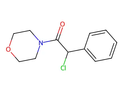 2-Chloro-1-(morpholin-4-yl)-2-phenylethan-1-one structure