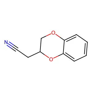 2-(2,3-Dihydro-1,4-benzodioxin-2-yl)acetonitrile structure
