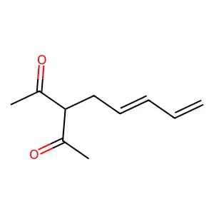 2,4-Pentanedione, 3-(2,4-pentadienyl)- structure