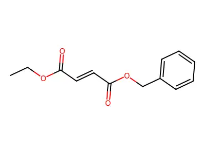 O4-benzyl O1-ethyl but-2-enedioate structure