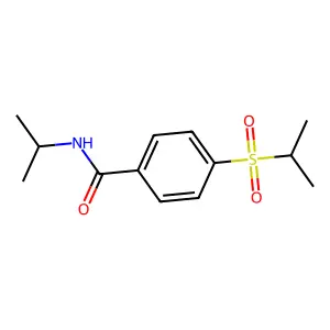 Benzamide, N-isopropyl-p-(isopropylsulfonyl)- structure