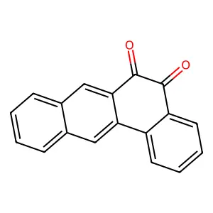 Benz(A)anthracene-5,6-dione structure