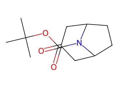 tert-butyl (1R,5S)-3-oxo-8-azabicyclo[3.2.1]octane-8-carboxylate structure