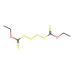 双(乙氧基硫代羰基)四硫化物 structure