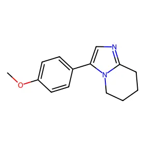 3-(4-Methoxyphenyl)-5,6,7,8-tetrahydroimidazo[1,2-a]pyridine structure