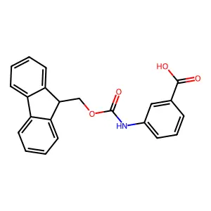 3-(9-Fluorenylmethyloxycarbonyl)amino-benzoic acid structure