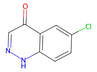 6-Chlorocinnolin-4-ol structure