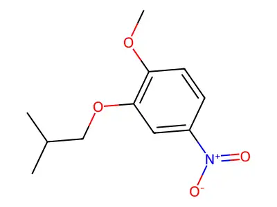 1-Methoxy-2-(2-methylpropoxy)-4-nitrobenzene structure