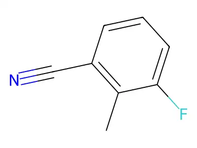 3-Fluoro-2-methylbenzonitrile structure